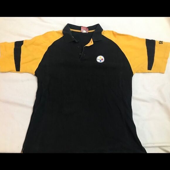 Men’s pittsburgh Steelers polo top - Picture 1 of 6